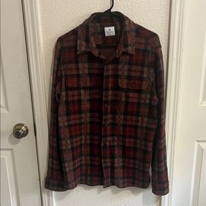 7 Diamonds Red and Black Checkered Shirt
